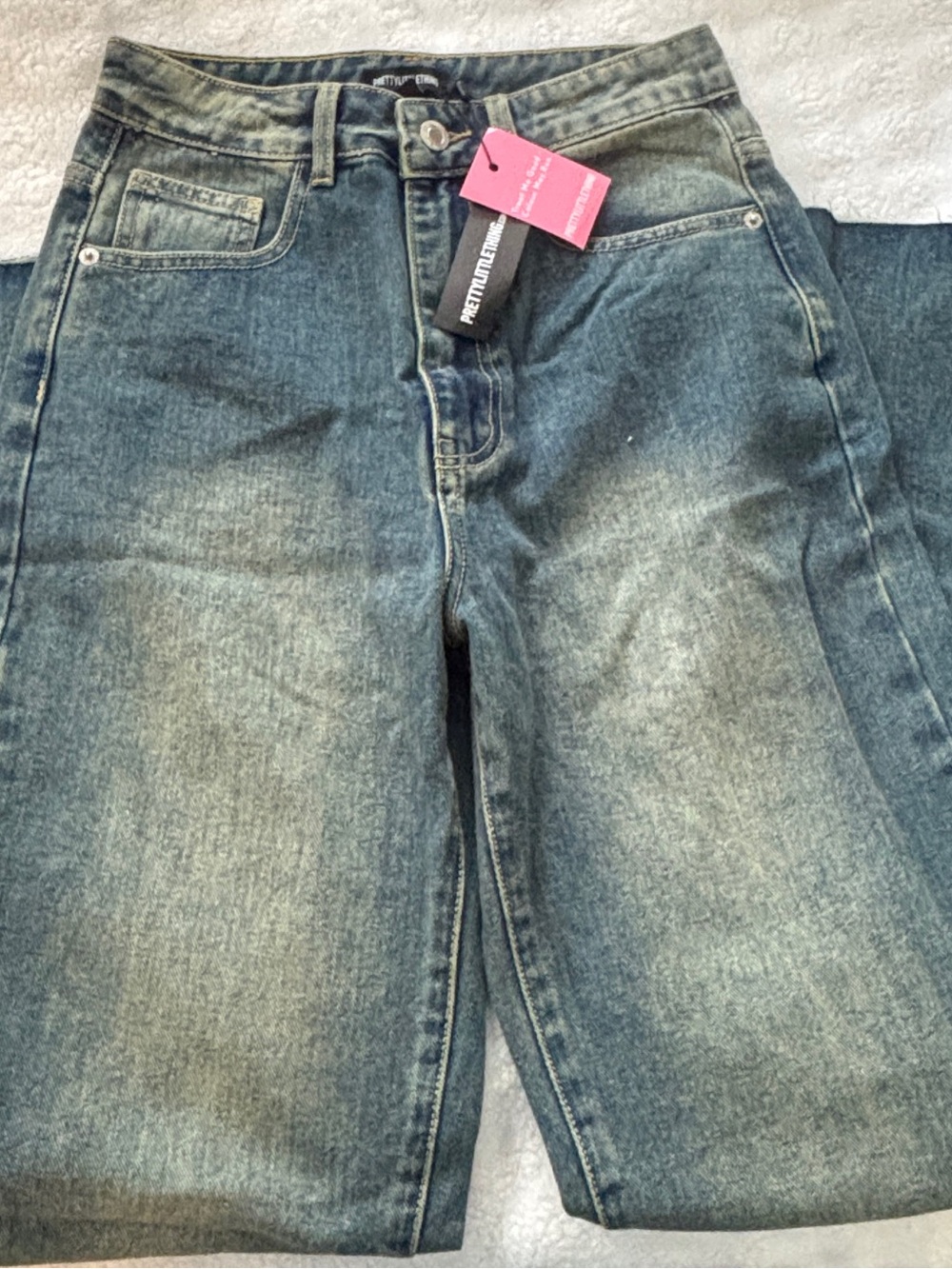 PrettyLittleThing Blue Denim Jeans